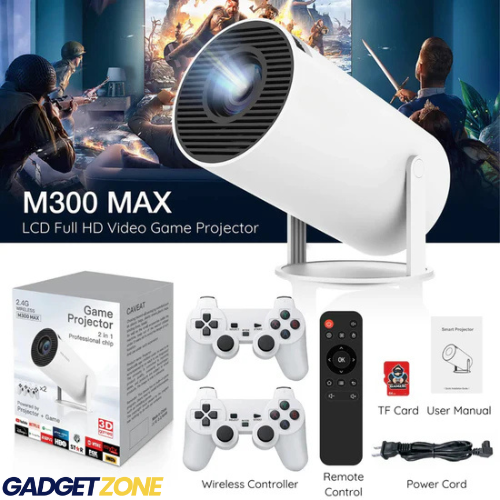 Projecteur Gaming M300 MAX avec +10 000 Jeux Intégrés