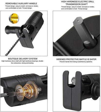 Adaptateur de Scie Alternative pour Perceuse – Coupe Facile et Précise